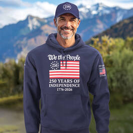 The Personalized USA 250th Hoodie and Hat Set 12524 0010 m model
