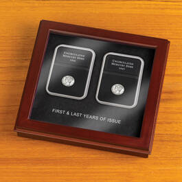 Uncirculated Mercury Dime First and Last Years of Issue 4776 0095 c displayclosed
