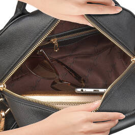 Hess Dome Satchel Handbag 13108 0010 c open