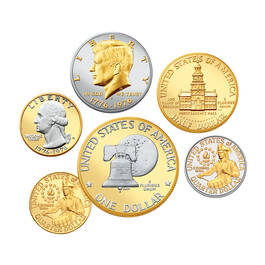 Platinum and Gold Enh Bicent Mint Mark Set 12147 0017 a main