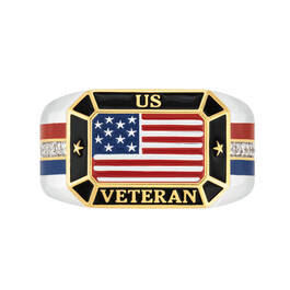 Freedoms Shield American Flag Ring 12490 0010 b ring