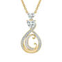 I Love You Diamond Initial Pendant 12795 0012 b pendant