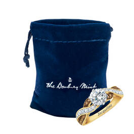 Mocha Swirl Diamonisse Ring 12359 0010 g giftpouch