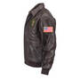 The U.S. Army® Leather Jacket, The US Army Leather Jacket 11508 0012 b side