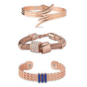 Magnetic Copper Tranquility Three Bracelet Set 12304 0016 a main