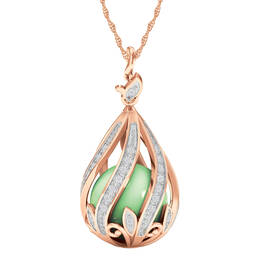 Copper Embrace Diamond and Jade Necklace 10306 0018 a main