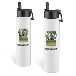 The Personalized Military Family Insulated Water Bottle Duo 12782 0116 e military