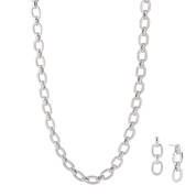 Silver Symphony Necklace Trio with Matching Earrings 12217 0012 b necklace