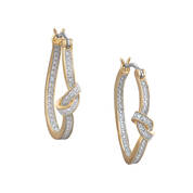 Love Knot Diamond Inside Out Hoops 11629 0016 a main