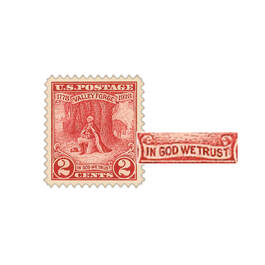 In God We Trust Coin Currency and Stamp Collection 12106 0016 c stamp