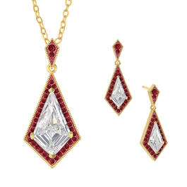 Edge of Elegance Pendant with FREE Matching Earrings 12591 0018 a main