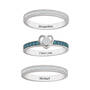 I Love You Diamond Ring Set, I Love You Diamond Ring Set 10901 0025 b ring