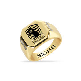The Personalized Veteran 250th Commemorative Diamond Set 12624 0043 d ring
