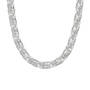 Italian Silver Braided Chains Necklace 11631 0012 a main