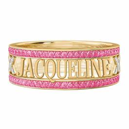 Personalized Birthstone Kiss Ring 6306 001 6 10