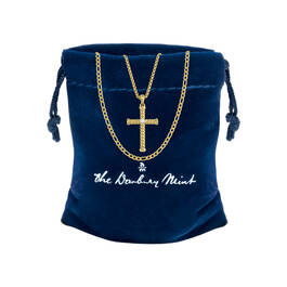 Personalized Enduring Faith Cross Pendant with Free Matching Chain 12898 0018 g giftpouch