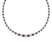 Birthstone Tennis Necklace 11948 0044 b february