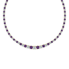 Birthstone Tennis Necklace 11948 0044 b february
