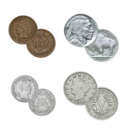 The No Motto US Coin Currency Set 6809 0018 d coins