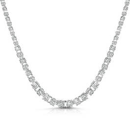 italian elegance byzantine silver necklace 11451 0019 a main