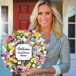 The Personalized Forever Blossom Wreath 12444 0017 m model