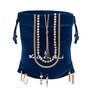 Golden Glamour Trio Necklace&Earring Collection 12113 0017 g gift pouch