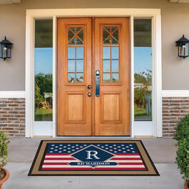 The personalized All American Outdoor Rug 12747 0011 d entrance