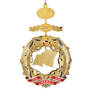 USA 250th Anniversary Personalized Gold Ornament 12481 0011 c reverse