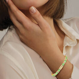 Birthstone & Diamond Tennis Bracelet 12017 0014 m model