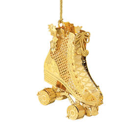 2025 Gold Ornament Collection 12034 0054 k rollerskate