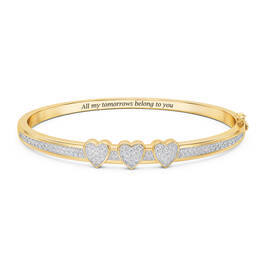 All My Tomorrows Belong To You Diamond Bangle 11287 0019 a main