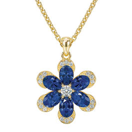 Sapphire Blue Sensational Golden Pendant Collection 12431 0012 f pendant