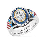 Proud to Love a Veteran Ring 12668 0016 a main