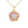 Birthstone Love Knot Pendant with FREE Matching Earrings 12709 0025 v october