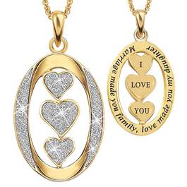 My Stepdaughter I Love You Diamond Pendant 6390 001 3 1