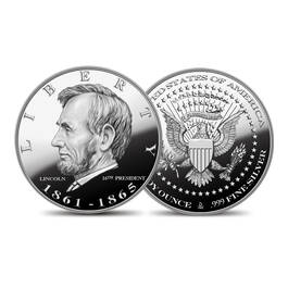 US Presidential Silver Commemoratives 9154 0252 e Lincolncommemorative