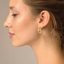 Golden Elegance Three Earring Set 12684 0016 n model