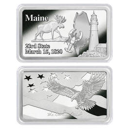 America the Beautiful Silver Plated Ingot Collection 11985 0014 v ME