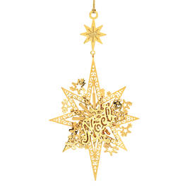 2026 Gold Ornament Collection 12530 0020 k star