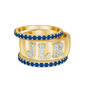 Brilliant Trio Birthstone Diamond Ring Set 12595 0014 i september