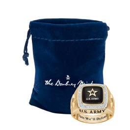 Personalized US Army Ring 12453 0015 g giftpouch