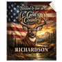 Blanket Patriotic with Deer 12926 0014 a main