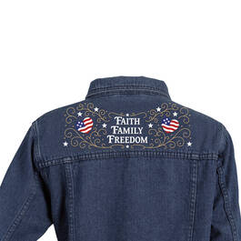Personalized American Spirit Denim Jacket 12784 0015 b reverse