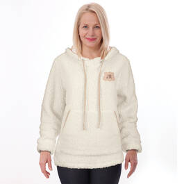Personalized Cozy Sherpa Hoodie 12181 0014 m model