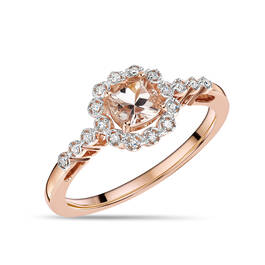 Juliet Morganite&Diamond Ring 12066 0014 a main