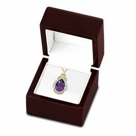 Amethyst  Diamond Pendant 3981 001 5 2