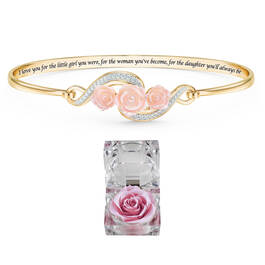 Roses for My Daughter Bangle with FREE Miracle Rose 12194 0027 a main