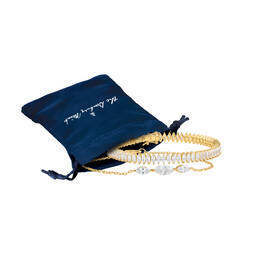 Magnificent Marquise 18 Carat Tennis Bracelet with FREE Matching Bracelet 12026 0013 g gift pouch