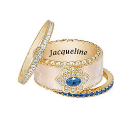 Birthstone Triumph Ring Set with Free Matching Earrings 12274 0020 i september