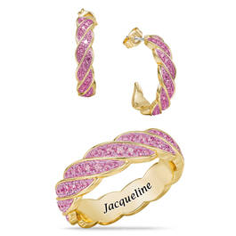 Birthstone Delight Ring with FREE Matching Earrings 12276 0010 j october